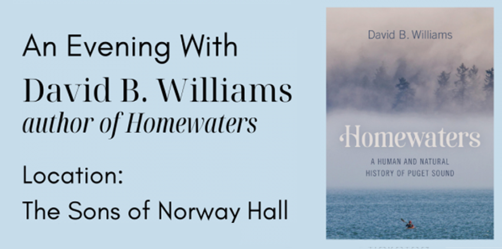 An Evening With Author David B. Williams | VISIT Poulsbo