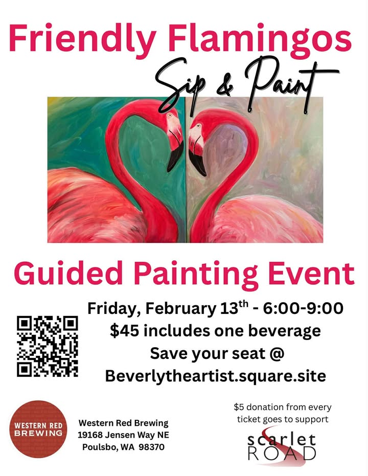 February 2026 Paint and Sip at Western Red Brewing