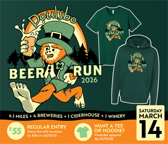 Poulsbo Beer Run - St. Paddy's Day March 14, 2026