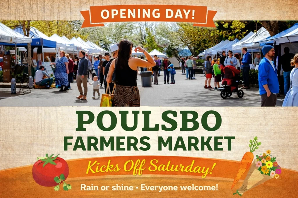 Poulsbo Farmer's Market Opening Day 2026