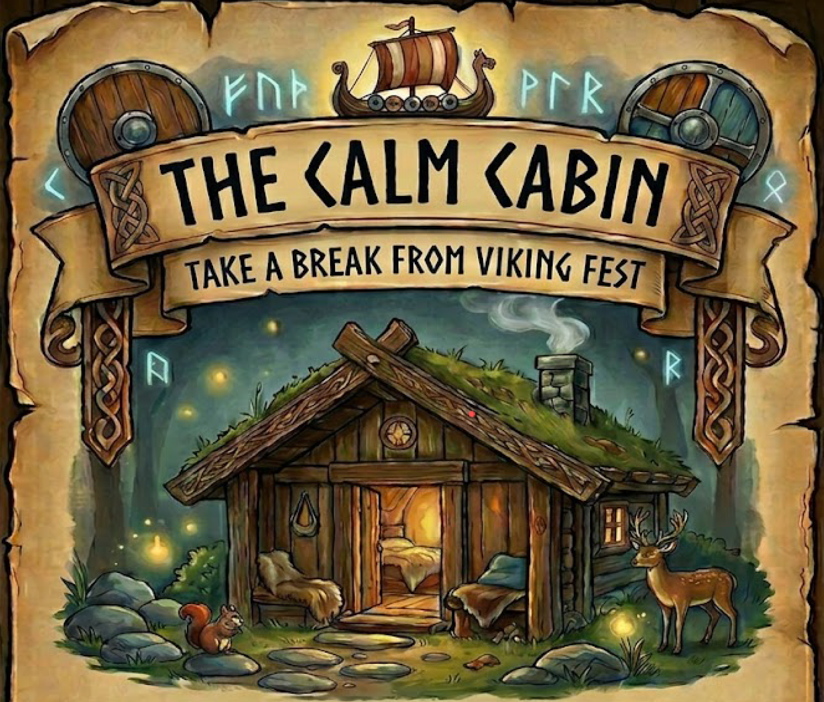 Calm Cabin at Viking Fest