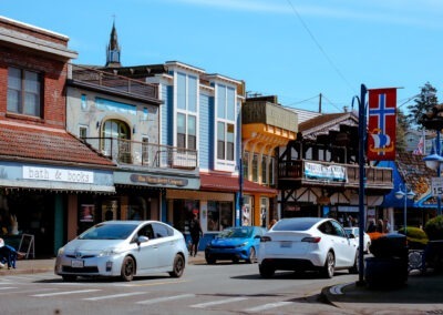 Downtown Poulsbo in late Spring. Photo by Shiloh Schroeder.